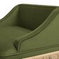 Jennifer Taylor Home Duchess 33" Medium Princess Pet Bed Sofa with Fringe Skirt in Olive Green, , large