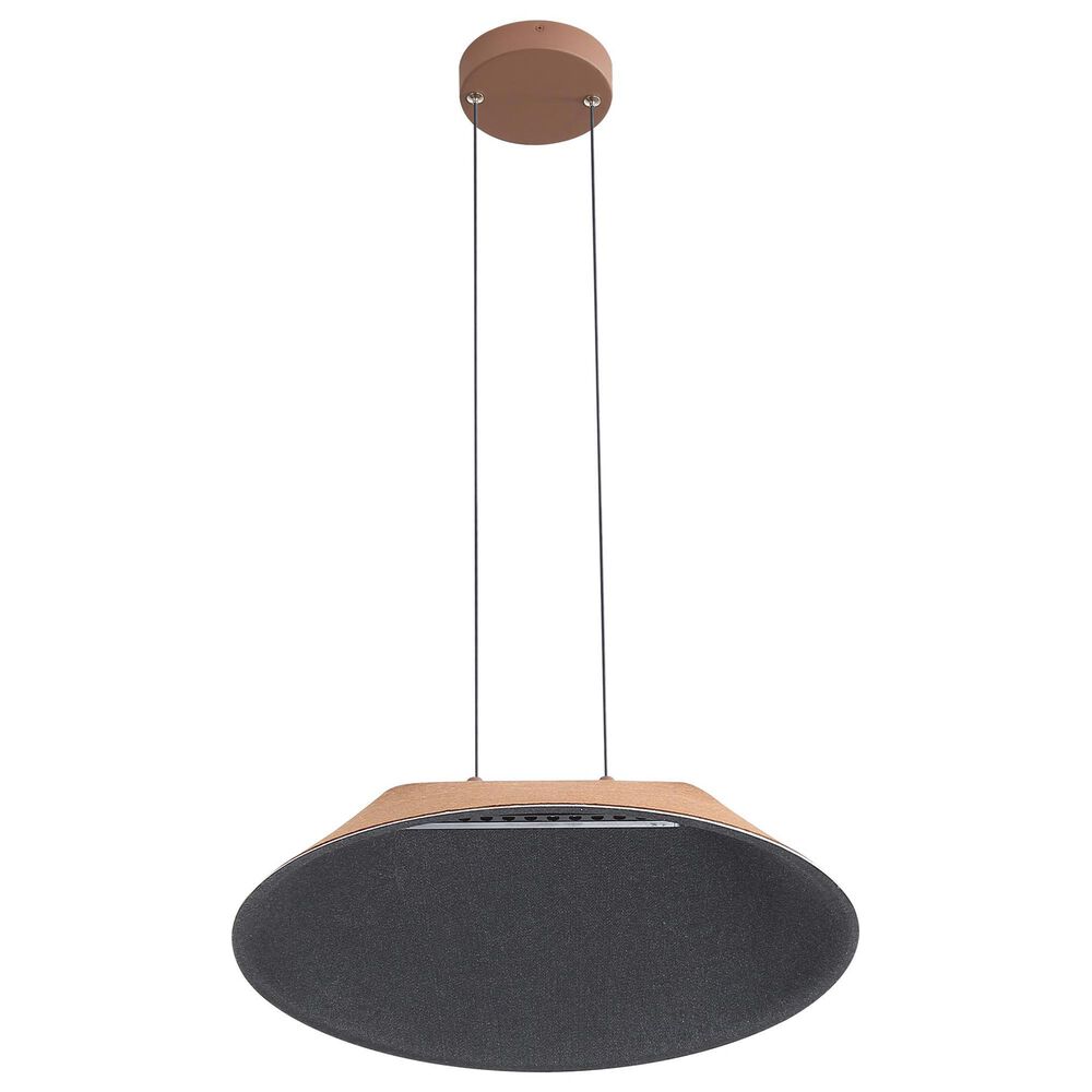 Golden Lighting Faroe 21" 1-Light LED Pendant in Coffee and Black, , large