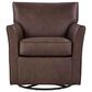 Ashley Braydunn Swivel Glider Accent Chair in Espresso Brown, , large