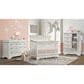 Eastern Shore Olivia 4- in -1 Convertible Crib in Brushed White, , large