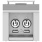 Hestan 12" Natural Gas Double Side Burner in Steeletto, , large