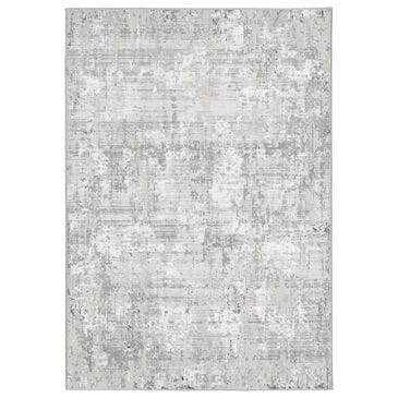 Dalyn Rug Company Rhodes Striped 5"1" x 7"5" Silver Area Rug, , large