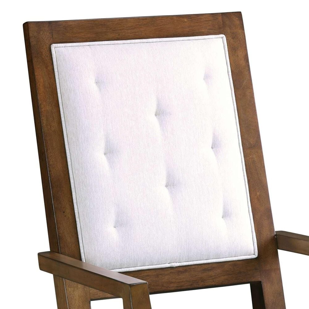 Hekman Fairfax Dining Arm Chair in Linen Upholstery, , large