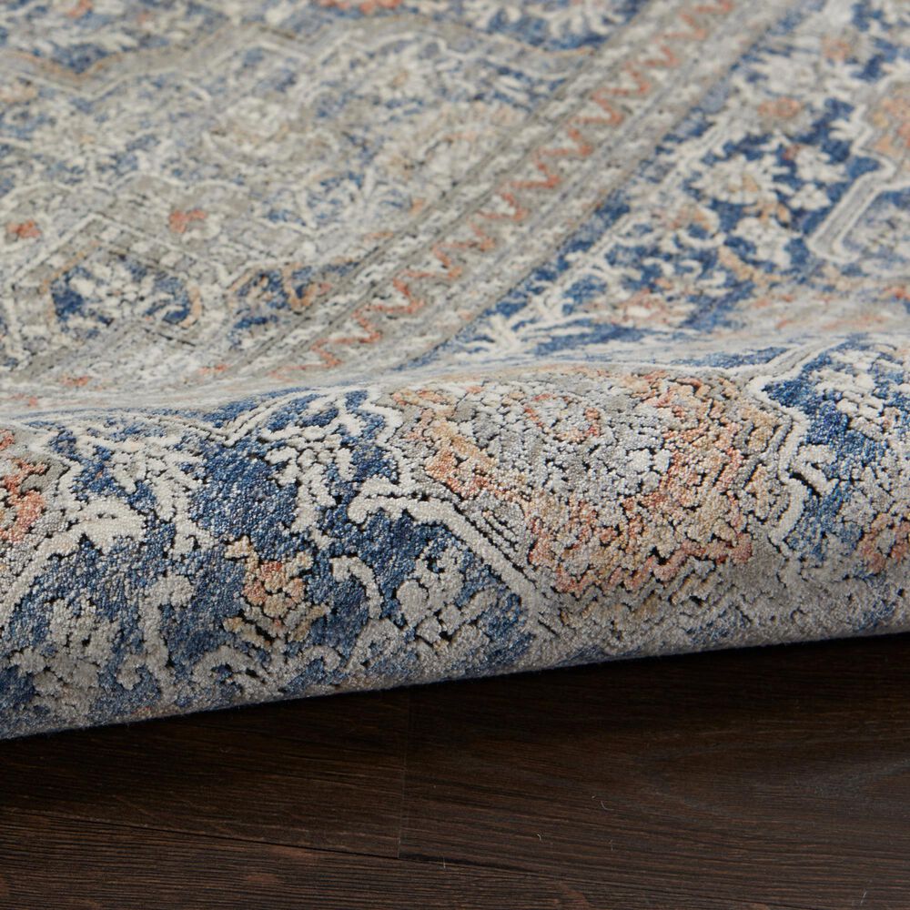 Nourison Starry Nights STN07 5' x 7' Blue Area Rug, , large