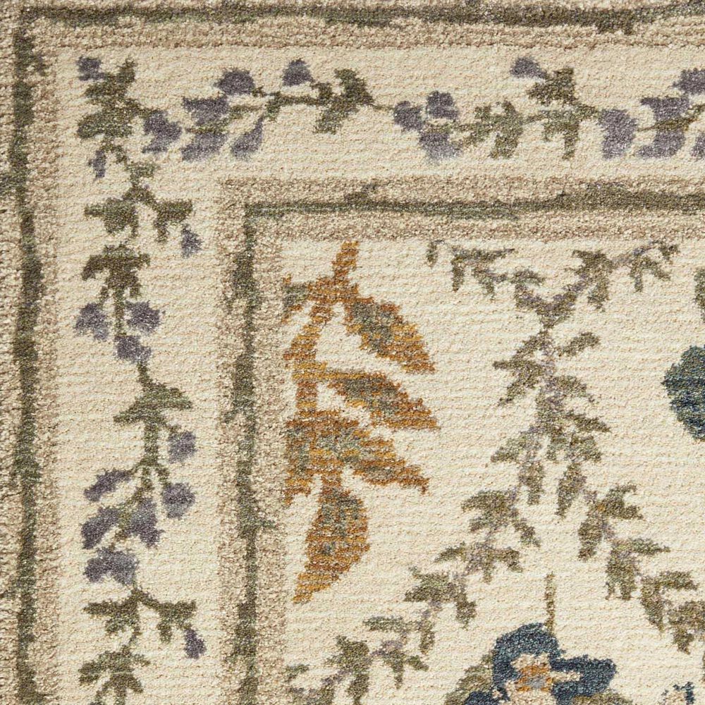 Rifle Paper Co. x Loloi Fiore FIO-04 3&#39;7&quot; x 5&#39;7&quot; Ivory Area Rug, , large
