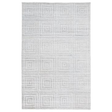 Feizy Redford 8670F 3"6" x 5"6" White and Silver Area Rug, , large