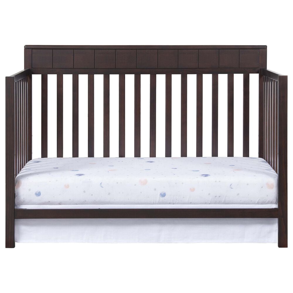 Oxford Baby Logan 4-In-1 Convertible Crib in Espresso, , large