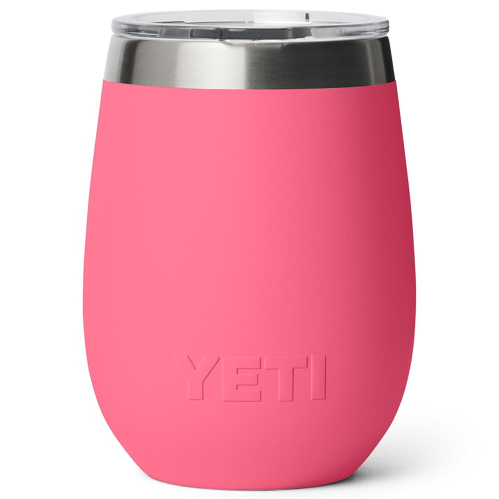 YETI Rambler 10 Oz Wine Tumbler with MagSlider Lid in Tropical Pink, , large