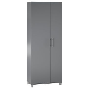 DHP Elmsworth Tall Asymmetrical Cabinet in Graphite Grey, , large