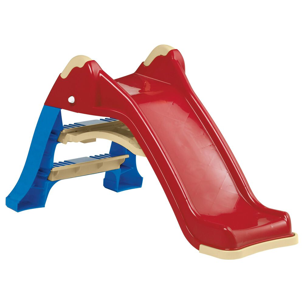 American Plastic Toys Folding Slide in Red and Blue, , large