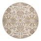 Surya Caesar CAE-1109 8" Round Cream, Camel and Taupe Area Rug, , large