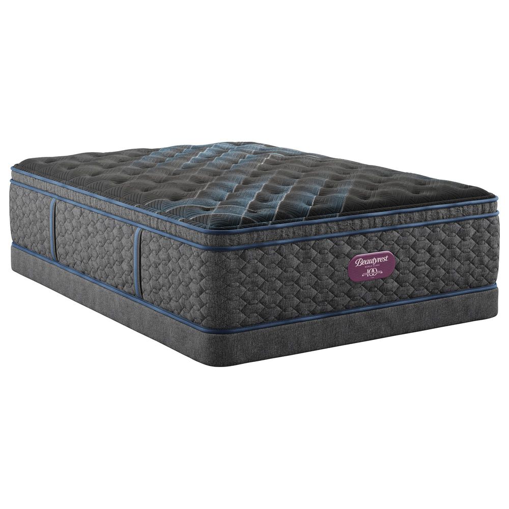 Simmons World Class Level Four Plush Pillow Top Twin XL Mattress with Low Profile Box Spring, , large