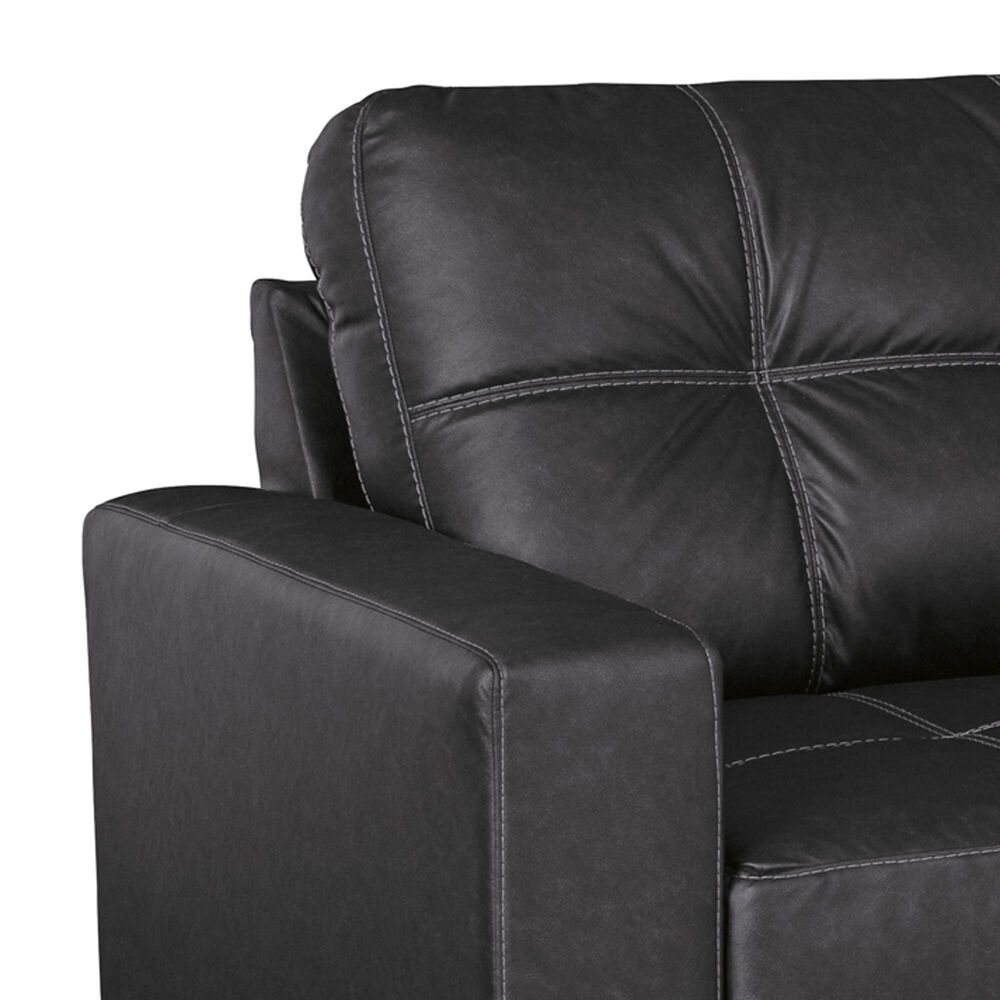 Ashley Barlin Mills Stationary Queen Sofa Sleeper in Carbon, , large