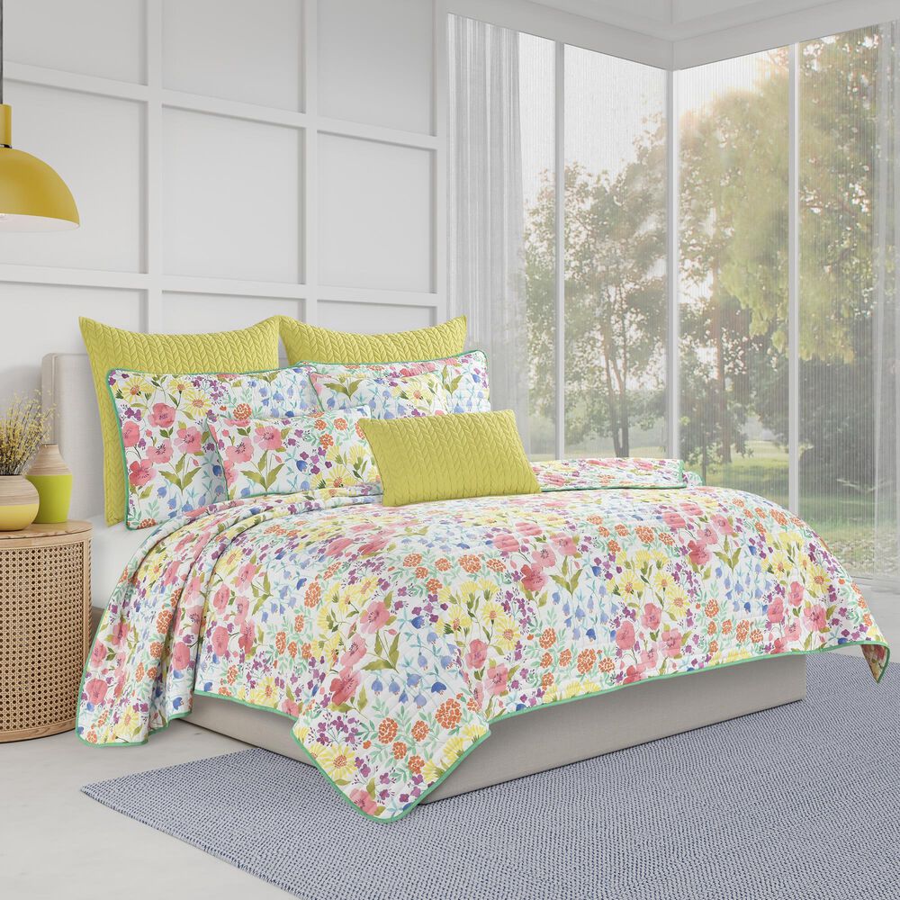 J. Queen New York Jules 3-Piece King/California King Quilt Set in Turquoise, , large