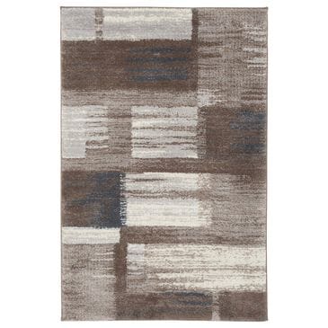 Central Oriental Structures Torrent Quti 7"10" x 9"10" Cloud and Parchment Area Rug, , large
