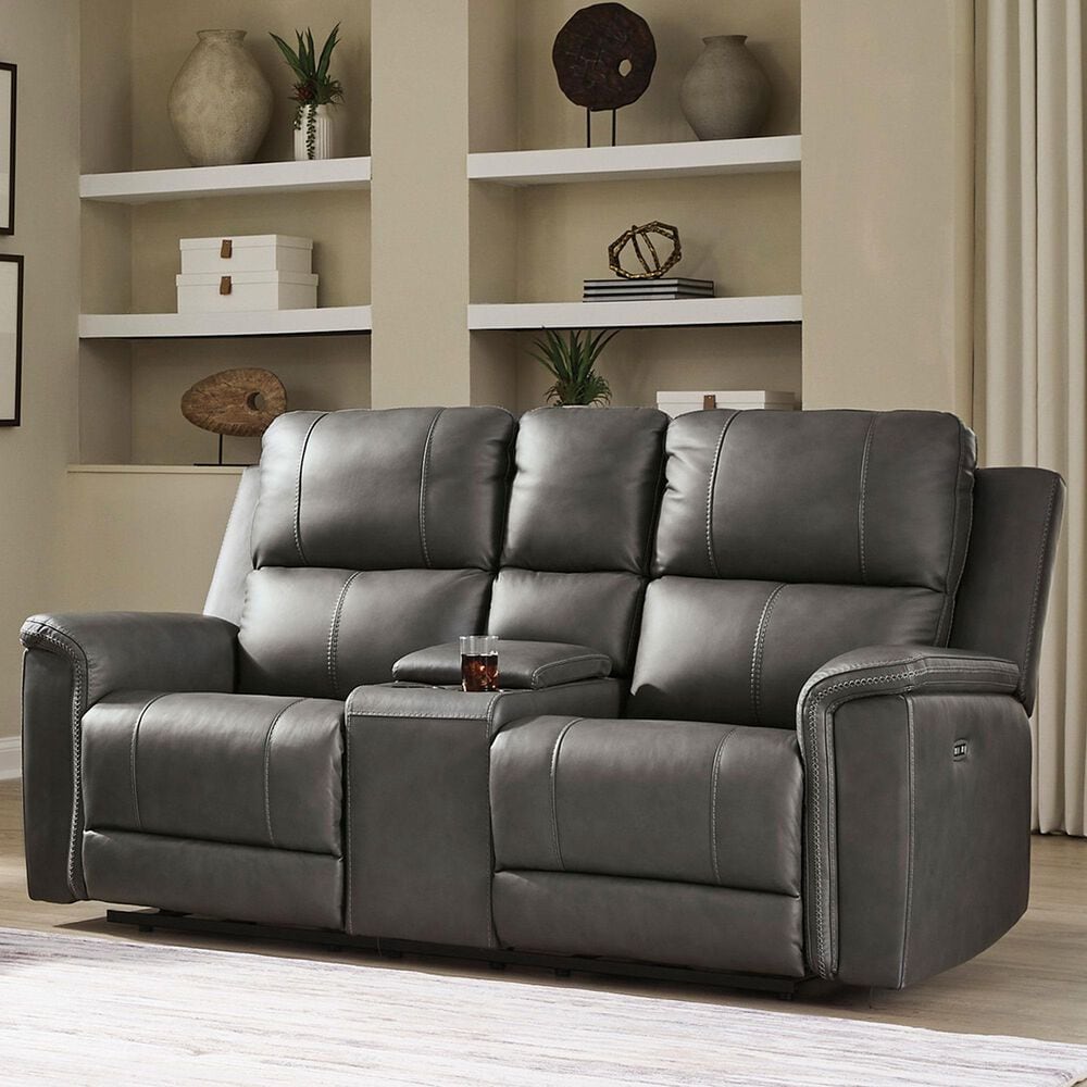Ashley Bleckley Power Reclining Loveseat in Anchor, , large