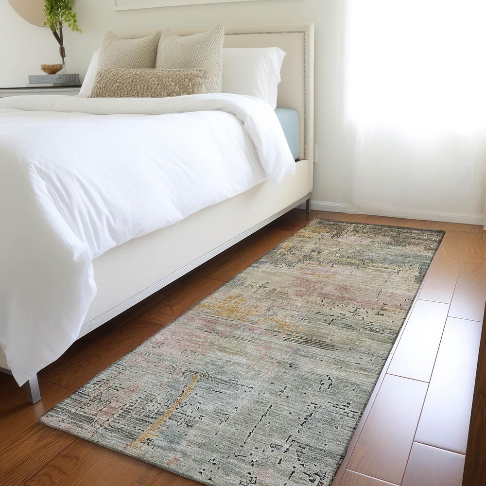 Dalyn Rug Company Kochi KC15 Granite 2&#39;3&quot; x 7&#39;6&quot; Runner, , large