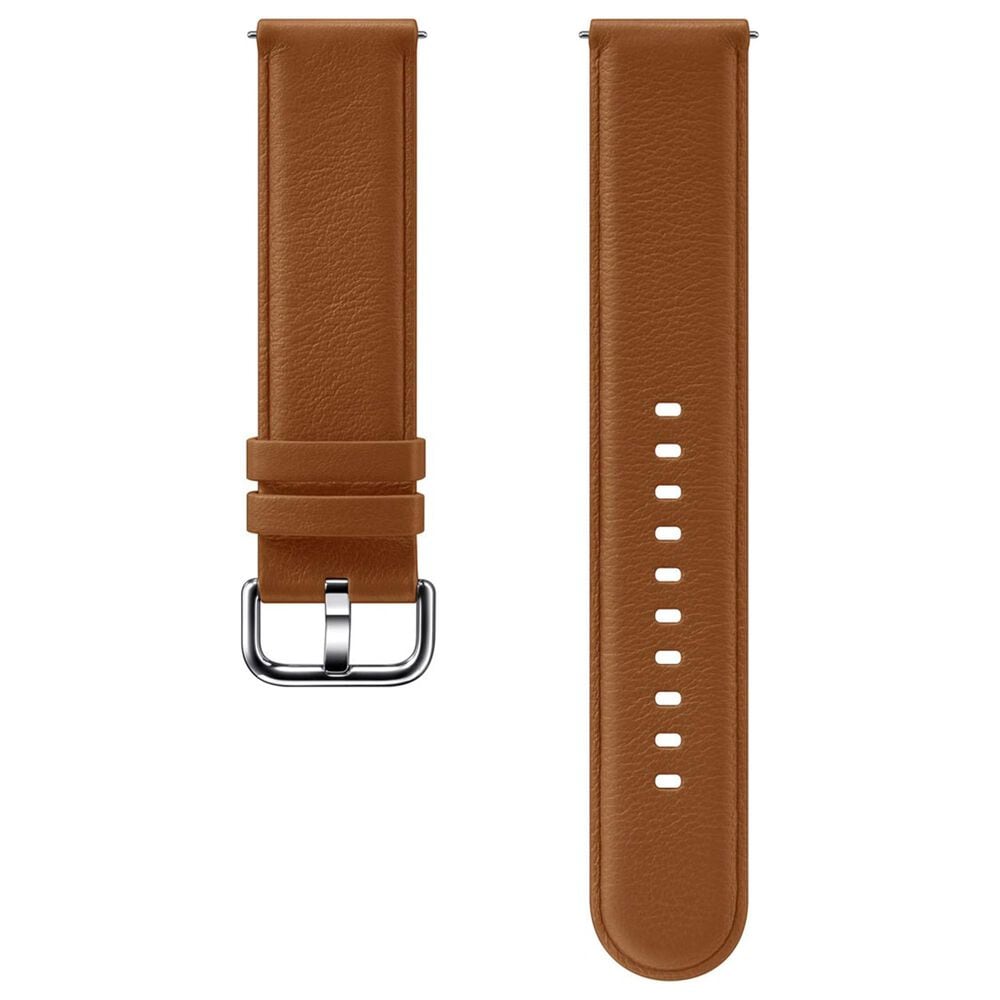 Samsung Leather Band for Galaxy Watch Active2 in Brown, , large