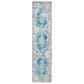 Safavieh Aria ARA116M 2" x 8" Blue and Ivory Runner, , large