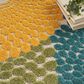 Nourison Aloha Geometric 3"6" x 5"6" Multicolor Indoor/Outdoor Area Rug, , large