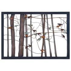 Maple and Jade 27in x 39in Farmhouse Birds Wall Decor in Multicolor