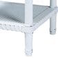Baxton Studio Jeanne End Table with 1-Shelf in White, , large
