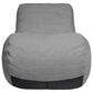 Jaxx Arlo Chaise Lounge Bean Bag Chair in Grey, , large
