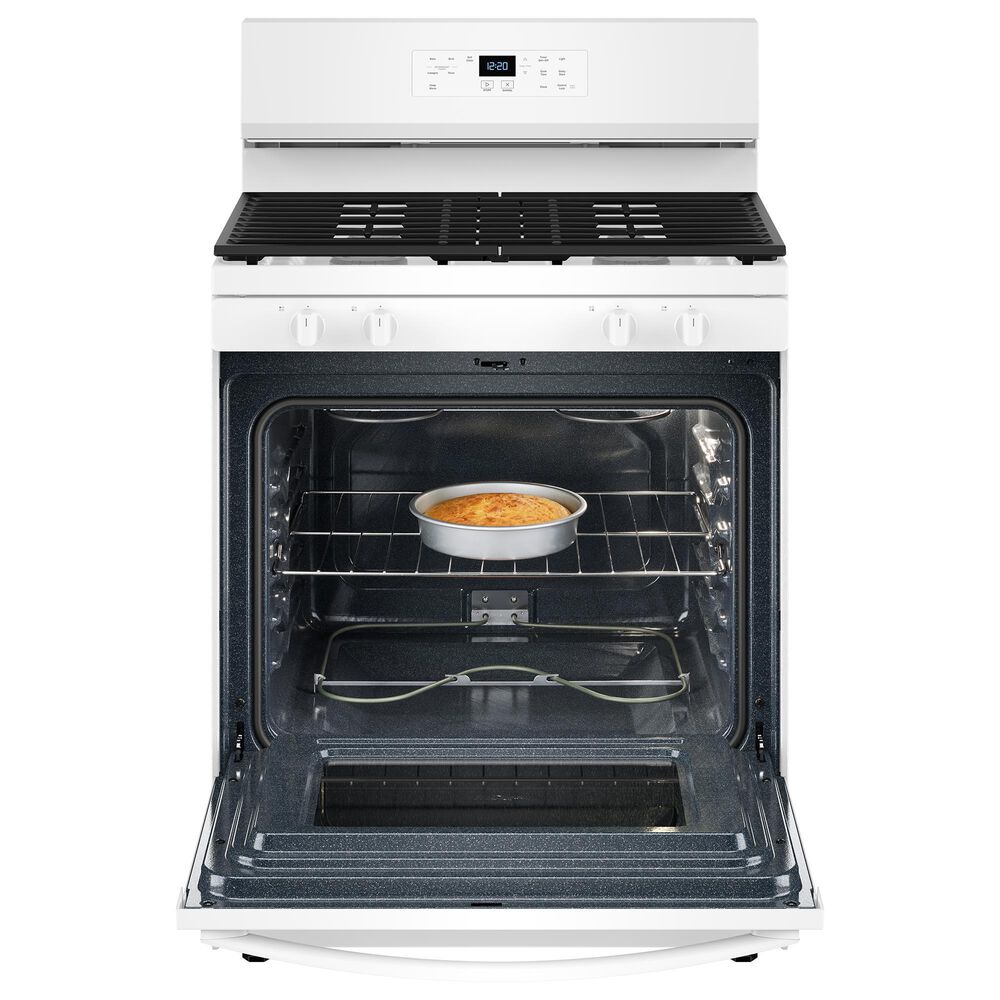 Whirlpool 5 Cu. Ft. Freestanding Gas Range with No Preheat Mode in White, , large