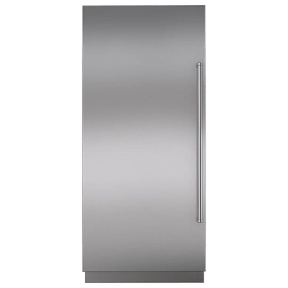 Sub Zero 30" Column Door Panel with Pro Handle for Left Hinge in Stainless Steel, , large