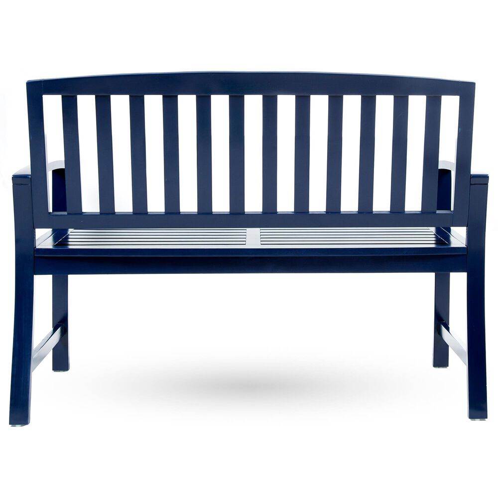 Hearth and Haven Loja Patio Bench in Blue, , large