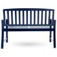 Hearth and Haven Loja Patio Bench in Blue, , large