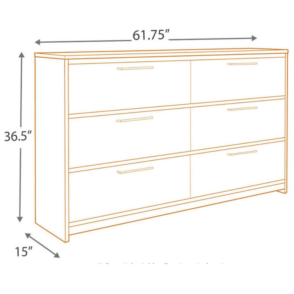 Signature Design by Ashley Baystorm 6 Drawer Dresser in Smoke Gray, , large