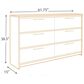 Signature Design by Ashley Baystorm 6 Drawer Dresser in Smoke Gray, , large