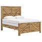 Ashley Maystonna Queen Crossbuck Panel Bed in Brown, , large