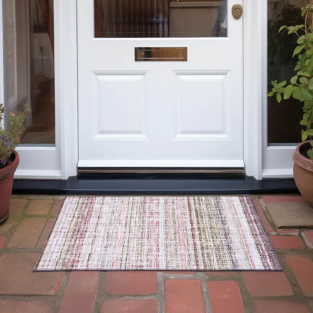 Dalyn Rug Company Portico PO2 Pink 2&#39;6&quot; x 3&#39;10&quot; Area Rug, , large