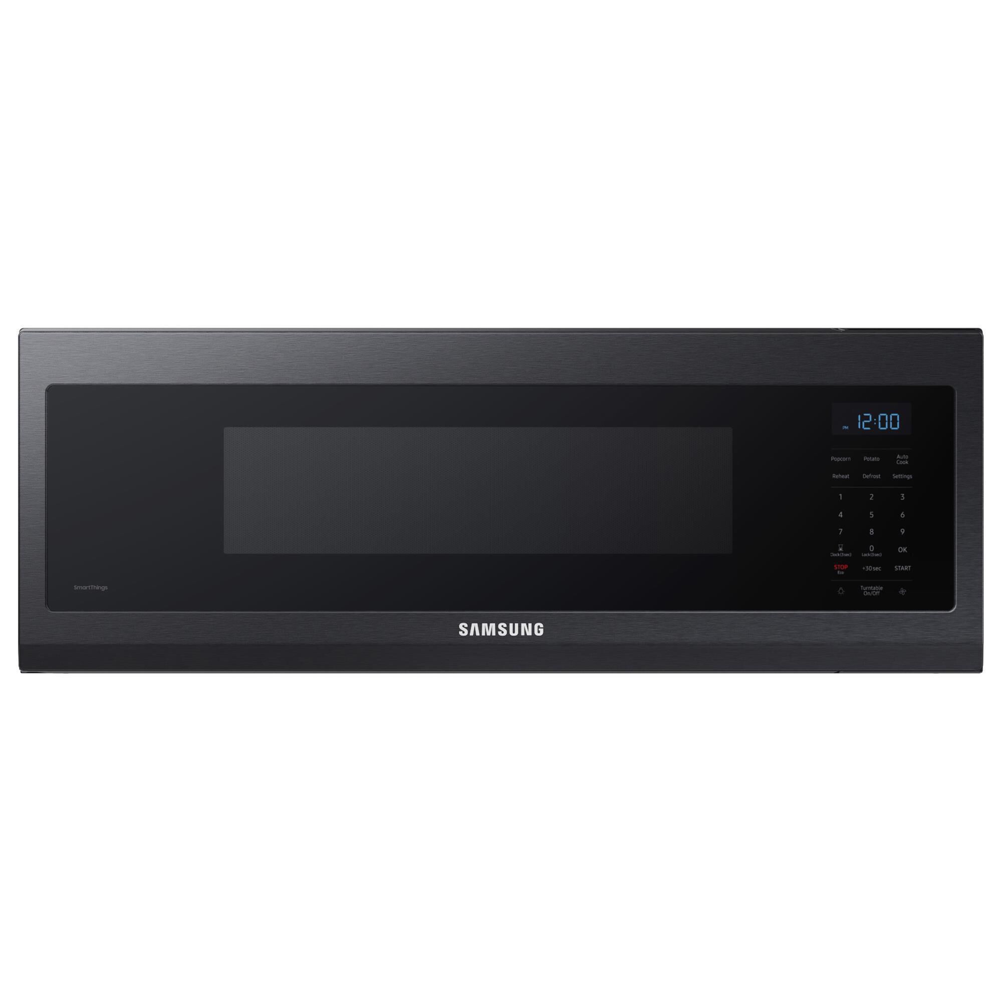 Samsung 1.1 Cu. Ft. Over the Range Microwave in Black Stainless