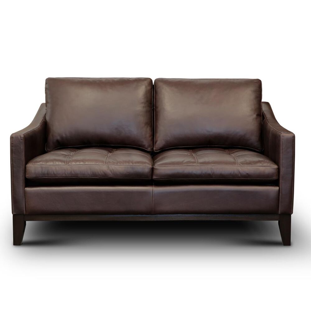 GTR Leather Inc. Torino Loveseat in Monza Walnut, , large