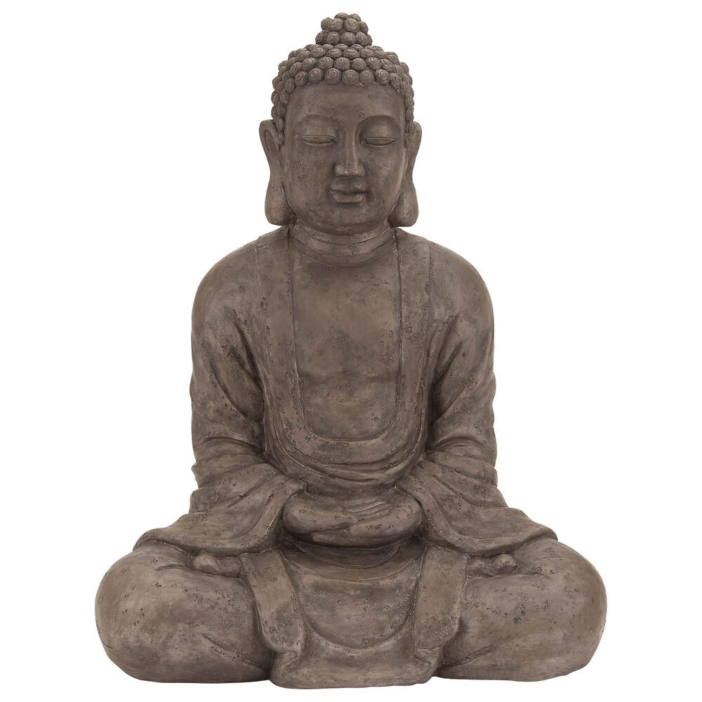 Maple and Jade 31" Bohemian Polystone Sculpture in Brown, , large