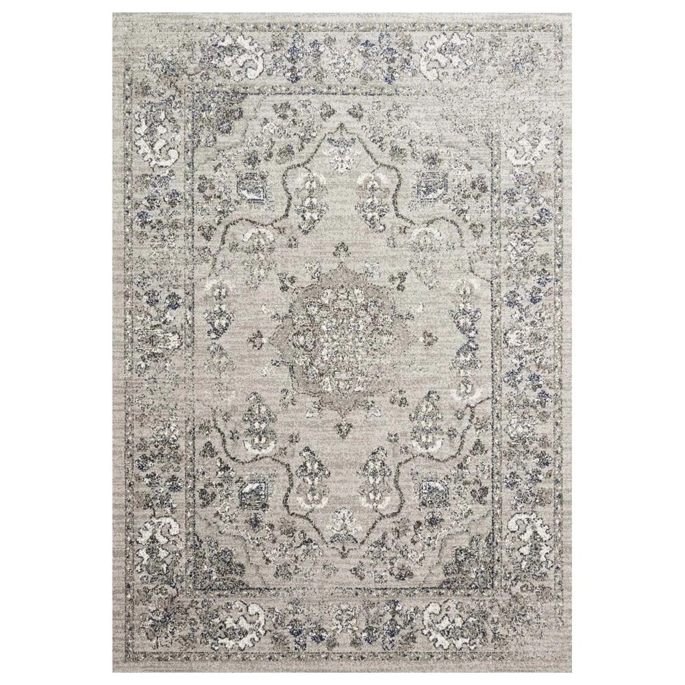 Loloi Joaquin JOA-02 2"7" x 8" Dove and Grey Runner, , large