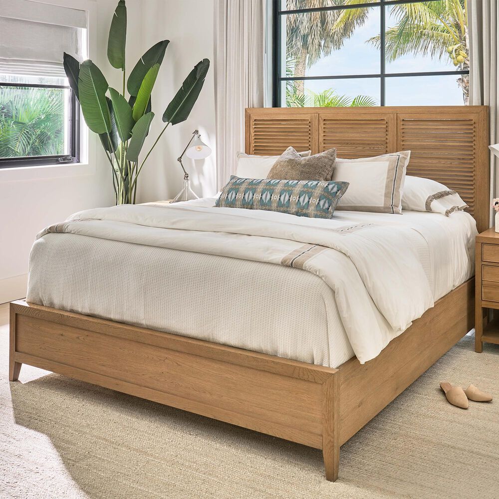 Universal Furniture Weekender Queen Panel Bed in Sand Dune, , large