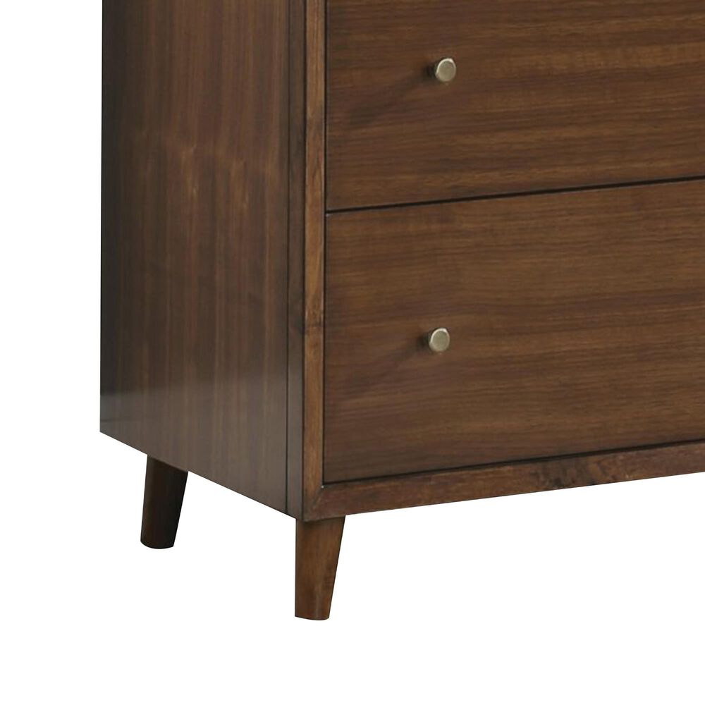 Flexsteel Ludwig 3 Piece Queen Bedroom Set in Walnut, , large