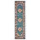 Safavieh Madison MAD133A 2"3" x 8" Light Blue and Orange Runner, , large