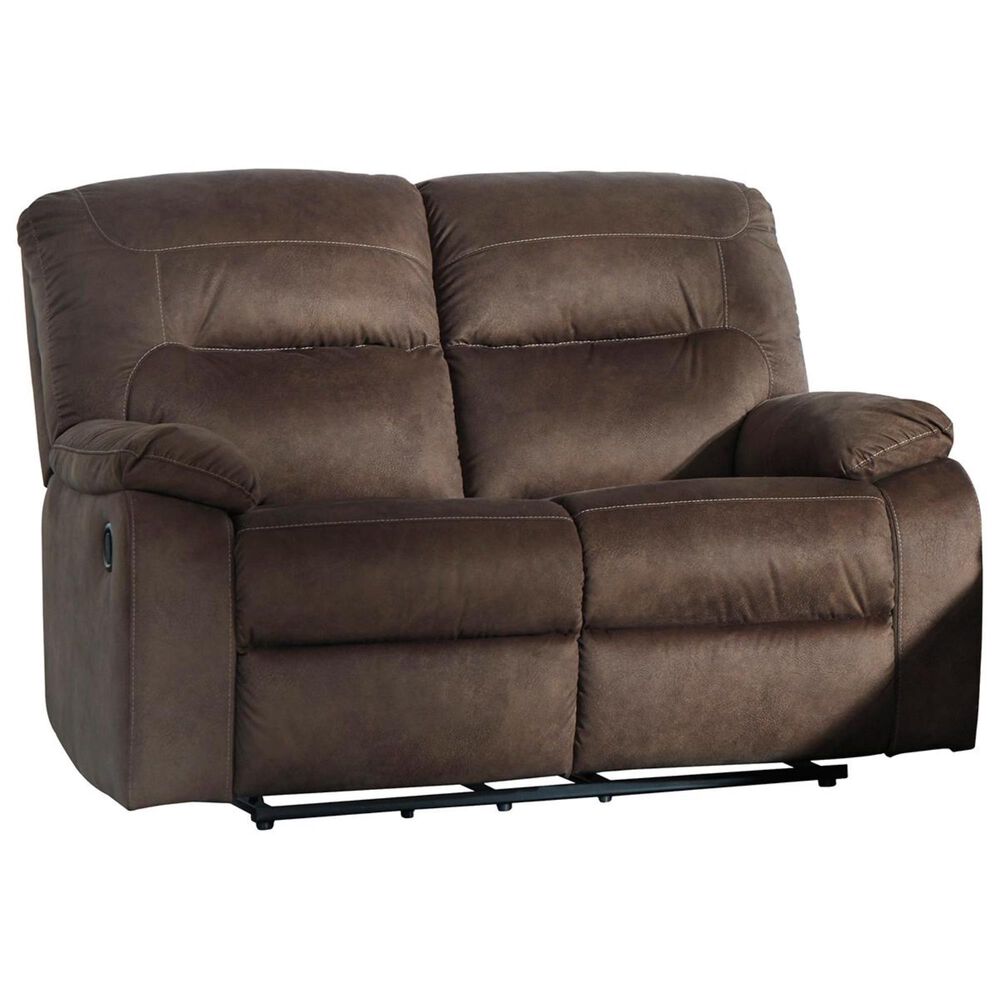 Signature Design by Ashley Bolzano Manual Reclining Loveseat in Coffee, , large