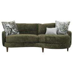 Jonathan Louis Collette Estate Stationary Sofa in Sage Velvet