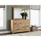 Ashley Makidern 6-Drawer Dresser and Mirror in Natural Brown, , large