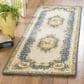 Safavieh Micro-Loop 2"3" x 7" Cream and Blue Runner, , large