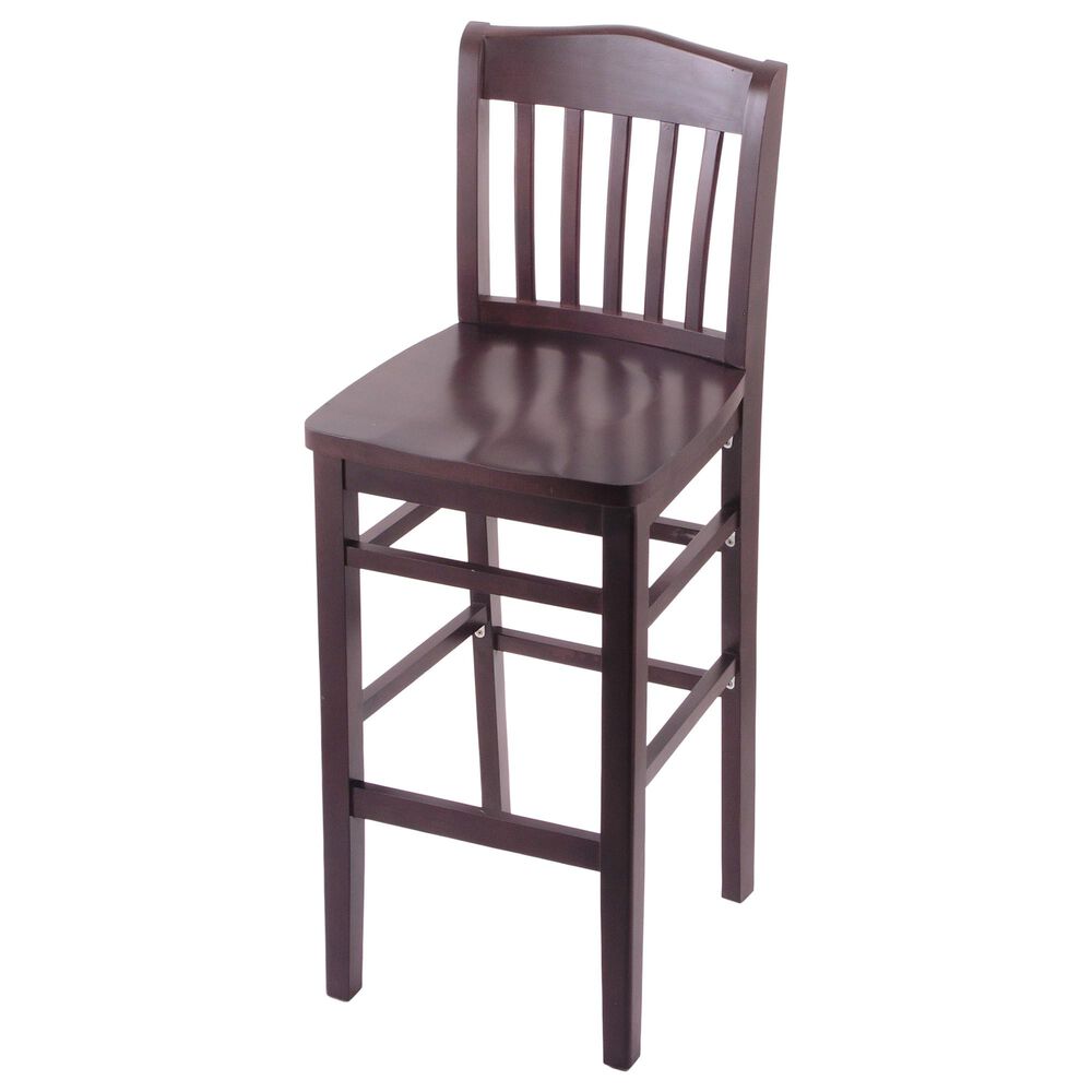Holland Bar Stool 3110 25" Counter Stool with Dark Cherry Finish and a Dark Cherry Seat, , large