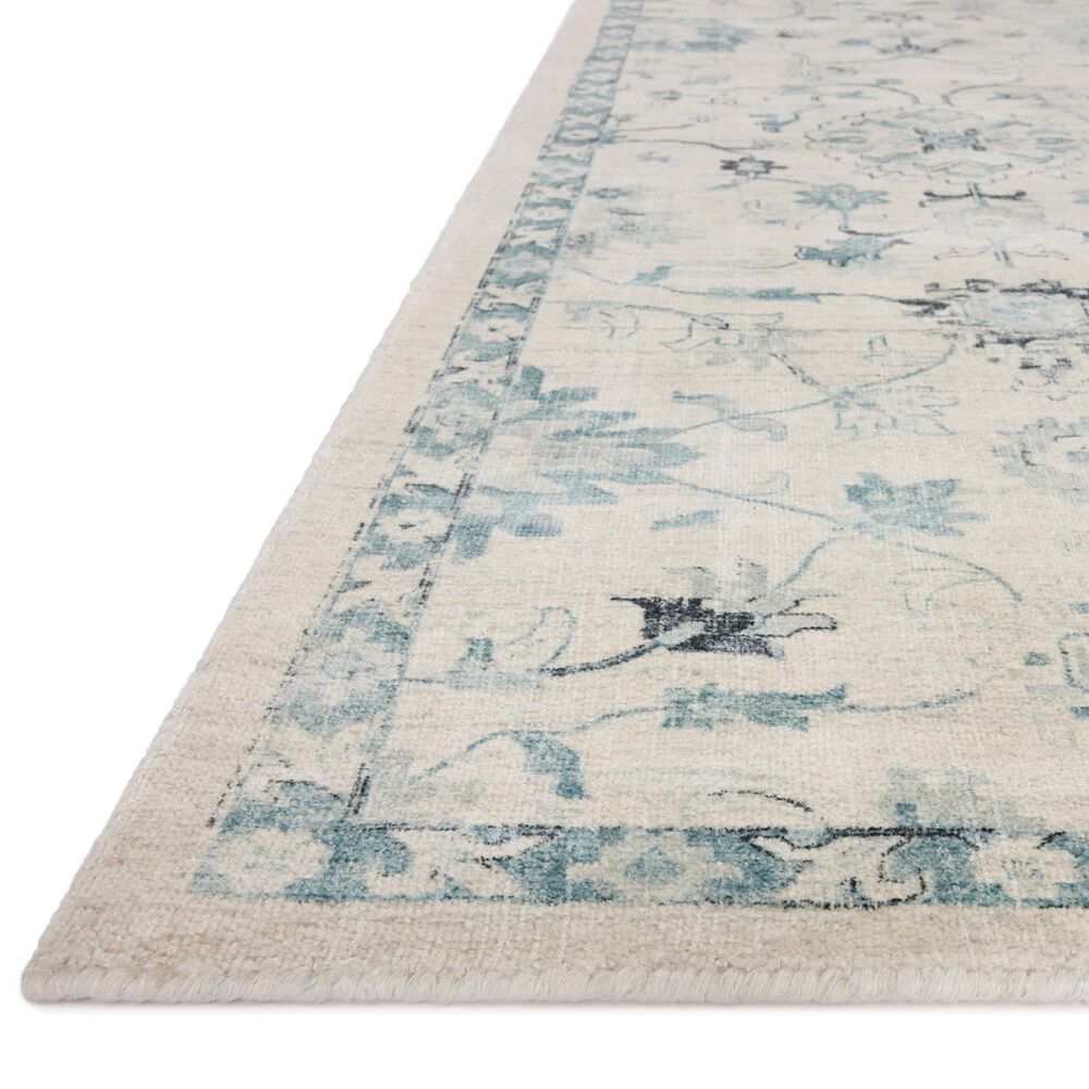Loloi Marcella Blue and Ivory 2&#39; x 3&#39; Area Rug, , large