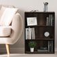 HOMLUX 3-Tier Open Shelf Bookcase in Columbia Walnut, , large