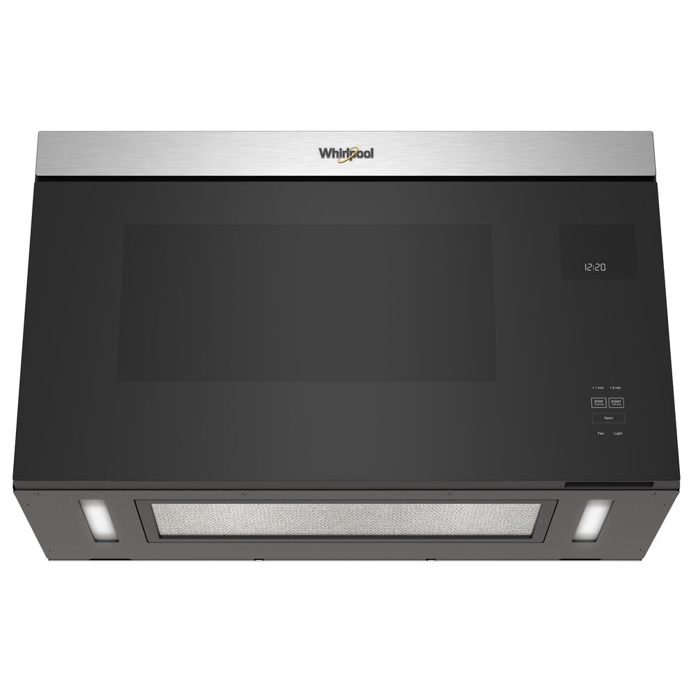 Whirlpool 2-Piece Kitchen Package with 5 Cu. Ft. Slide-in Gas Range and Over-the-Range Microwave in Fingerprint Resistant Stainless Steel, , large